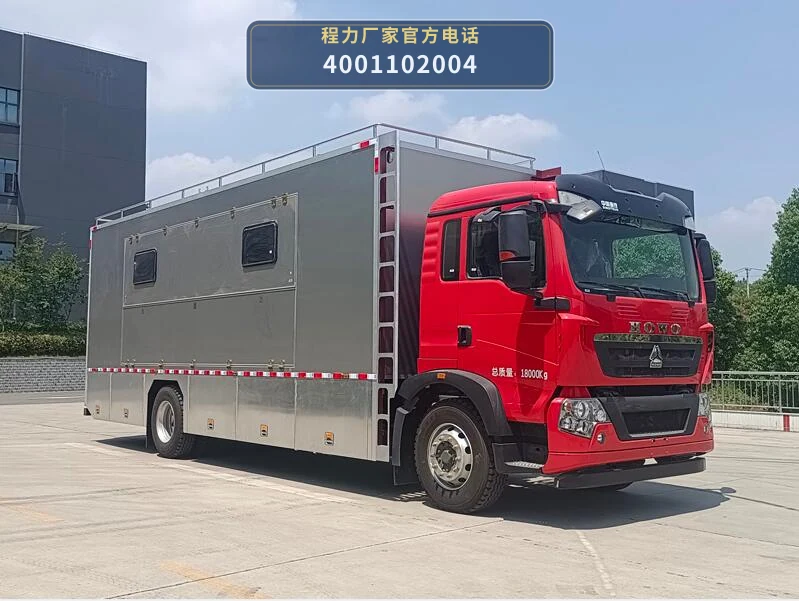 CL5180XCC6AYS型重汽豪沃餐车 整车主图